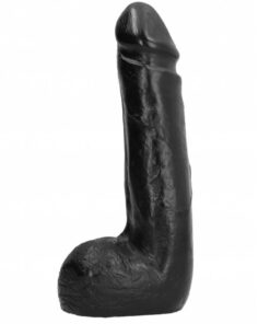 Alternative view of ALL BLACK - SOFT BLACK REALISTIC DILDO 20 CM
