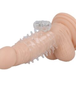 Alternative view of CASUAL LOVE - RING VIBRATING SLEEVE TRANSPARENT