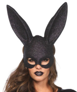 LEG AVENUE - GLITTER MASQUERADE RABBIT MASK