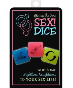 KHEPER GAMES - GLOW IN THE DARK SEX DICE