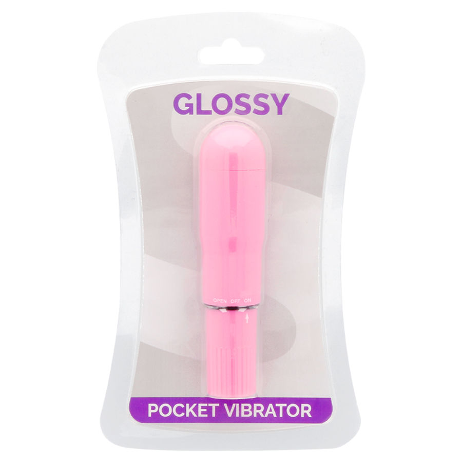 GLOSSY - POCKET VIBRATOR DEEP ROSE - Image 3