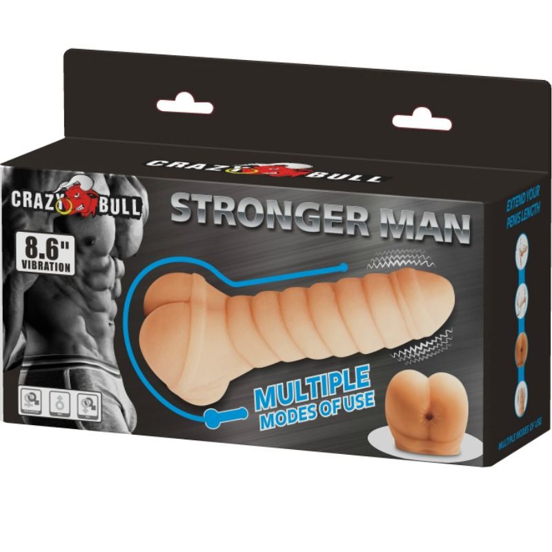CRAZY BULL - MULTIFUNCTIONAL PENIS 21.8 CM - Image 5