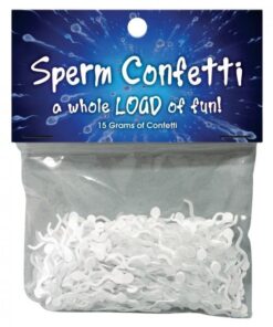 KHEPER GAMES - SPERM-SHAPED CONFETTI