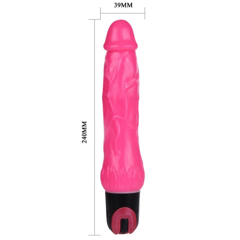 BAILE - VIBRATOR DAAPLY PLEASURE MULTISPEED PINK - Image 4