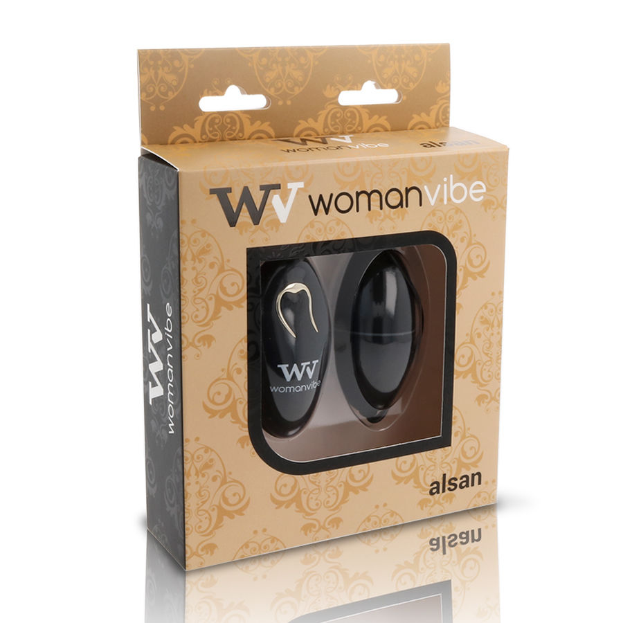 WOMANVIBE - ALSAN EGG REMOTE CONTROL BLACK SILICONE BLACK - Image 2