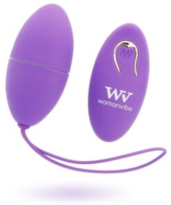 WOMANVIBE - ALSAN SILICONE REMOTE CONTROL EGG PURPLE