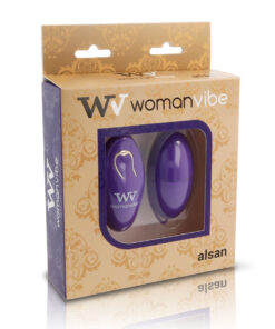 Alternative view of WOMANVIBE - ALSAN SILICONE REMOTE CONTROL EGG PURPLE