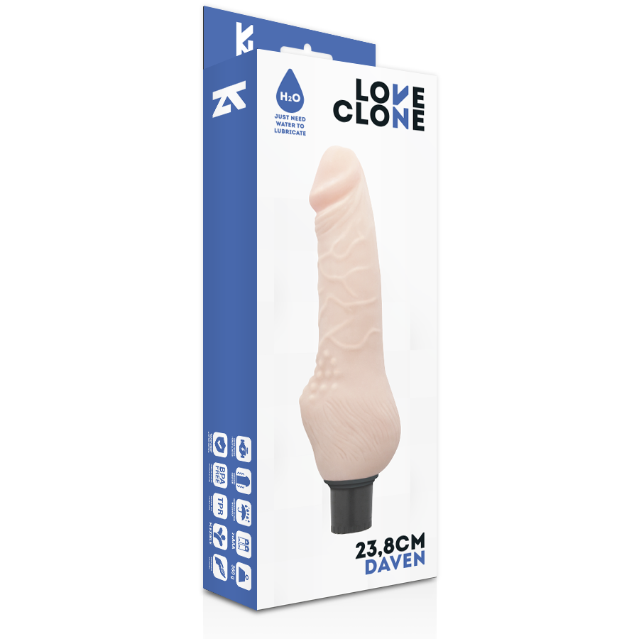 LOVECLONE - DAVEN SELF LUBRICATION REALISTIC 23.8 CM -O- 3.8 CM - Image 4