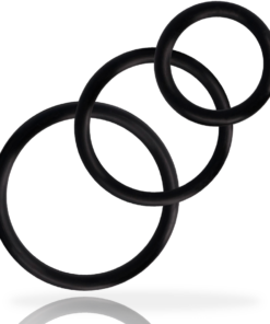 Alternative view of ADDICTED TOYS - RINGS SET FOR PENIS BLACK