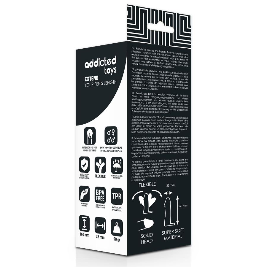 ADDICTED TOYS - EXTEND YOUR PENIS 16 CM - Image 4