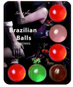 SECRETPLAY - BRAZILLIAN BALLS LUBRICANT HOT BALLS 6 UNITS