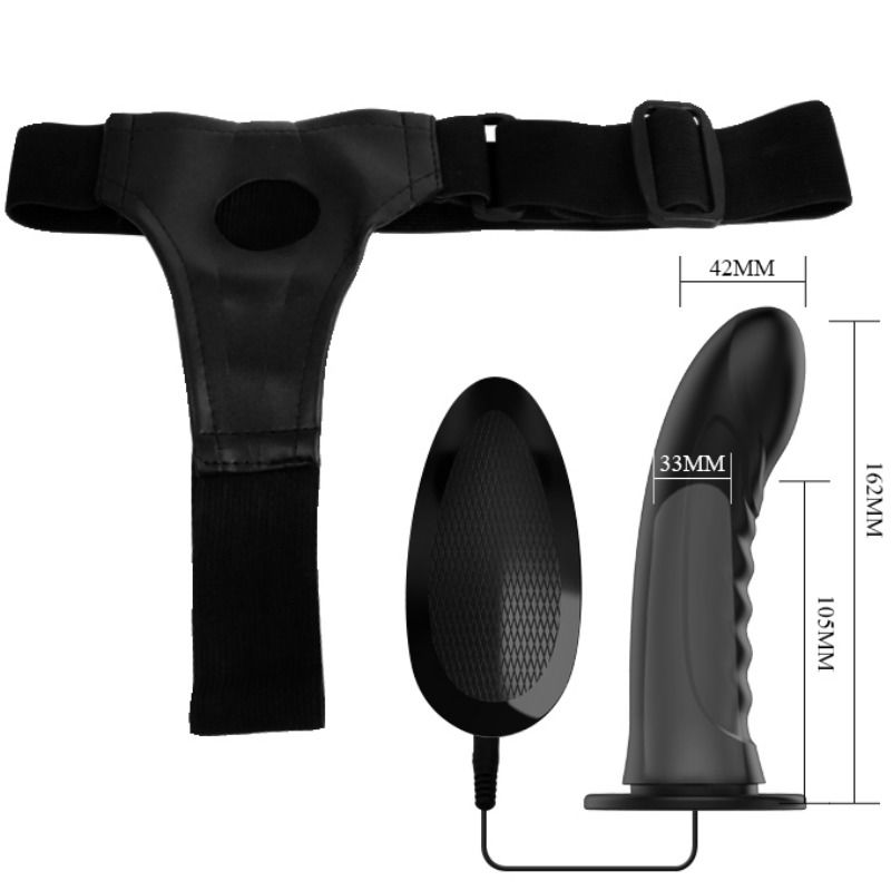 PRETTY LOVE - MARVIN STRAP ON WITH VIBRATION AND HOLLOW DILDO - Image 5