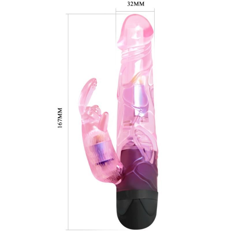 BAILE - GIVE YOU LOVER VIBRATOR WITH PINK RABBIT - Image 4