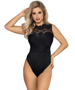 SUBBLIME OPAQUE BLACK TEDDY S/M