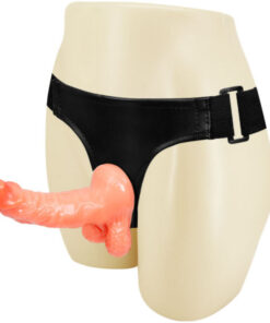 Alternative view of BAILE - HARNESS WITH REALISTIC PENIS AND ULTRA PASSIONATE ADJUSTABLE PANTIES 15.5 CM
