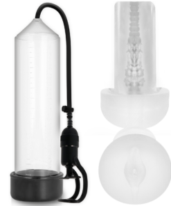 PUMP ADDICTED - RX5 TRANSPARENT WITH MASTURBATOR
