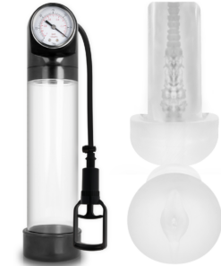 PUMP ADDICTED - RX9 TRANSPARENT WITH MASTURBATOR