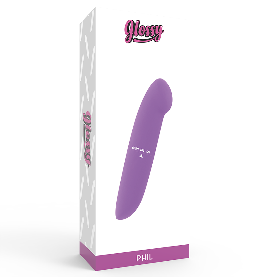 GLOSSY - PHIL VIBRATOR PURPLE - Image 4