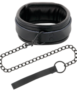 Alternative view of DARKNESS - BLACK NECKLACE WITH CHAIN