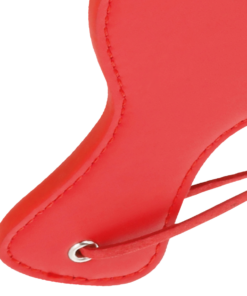 Alternative view of DARKNESS - RED ROUNDED FETISH PADDLE