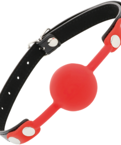 Alternative view of DARKNESS - RED SILICONE GAG