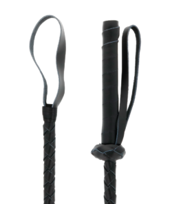 Alternative view of DARKNESS - LEATHER FETISH BDSM WHIP 60CM