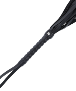 Alternative view of DARKNESS - BLACK BONDAGE WHIP 45 CM