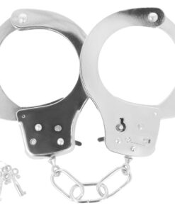 Alternative view of DARKNESS - METAL HANDCUFFS WITH KEYS