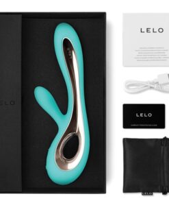 Alternative view of LELO - SORAYA 2 RABBIT AQUA GREEN VIBRATOR