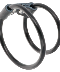 Alternative view of DARKNESS - DOUBLE FLEXIBLE PENIS RING