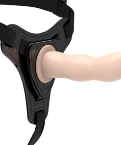 FETISH SUBMISSIVE HARNESS - FLESH SILICONE G-SPOT 12.5 CM