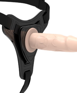 FETISH SUBMISSIVE HARNESS - FLESH REALISTIC SILICONE 12.5 CM