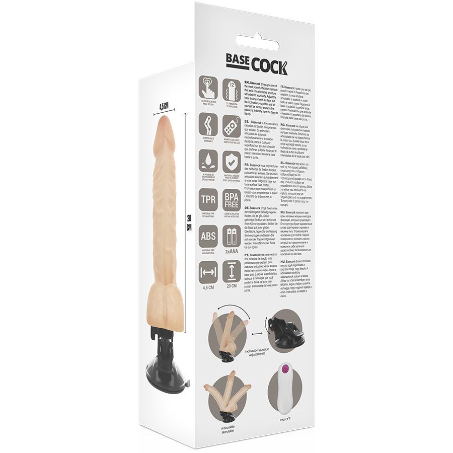BASECOCK - REALISTIC ARTICULABLE REMOTE CONTROL FLESH 20 CM - Image 5