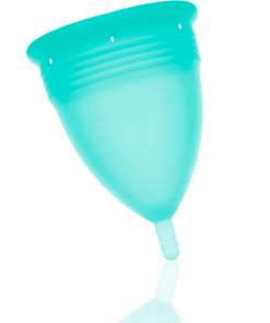 Alternative view of STERCUP - FDA SILICONE MENSTRUAL CUP AQUAMARINE - SIZE L