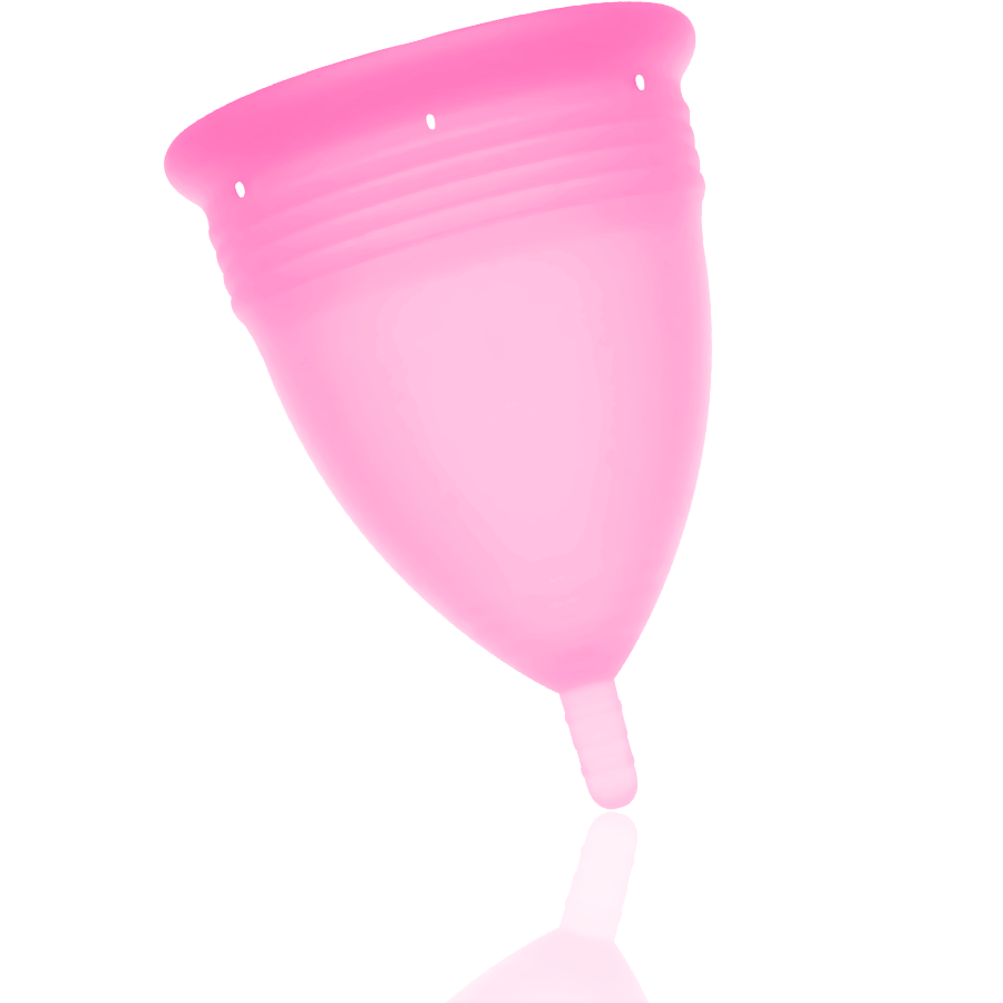 STERCUP - FDA SILICONE MENSTRUAL CUP PINK - SIZE S - Image 2