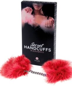 Alternative view of SECRETPLAY - RED MARABOU HANDCUFFS