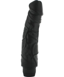 SEVEN CREATIONS - PERFECT PLEASURES BLACK VIBRATOR 22 CM