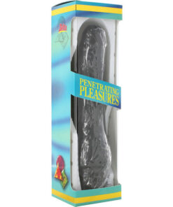 Alternative view of SEVEN CREATIONS - VINYL P-SHAPE VIBRATOR BLACK PENIS 20 CM