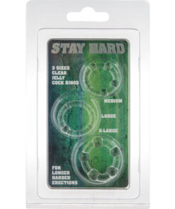 Alternative view of SEVEN CREATIONS - SET OF THREE TRANSPARENT PENIS RINGS