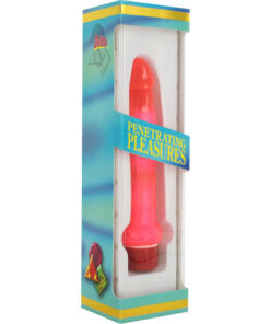 Alternative view of SEVEN CREATIONS - JELLY THIN PINK ANAL VIBRATOR