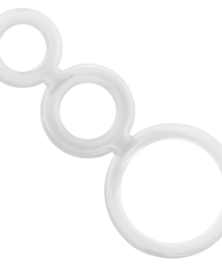 Alternative view of ADDICTED TOYS - RINGS SET FOR PENIS TRANSPARENT