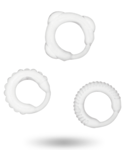 Alternative view of ADDICTED TOYS - C-RING SET CLEAR