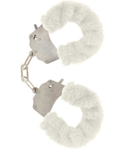 TOYJOY - FURRY FUN CUFFS BONDAGE WHITE