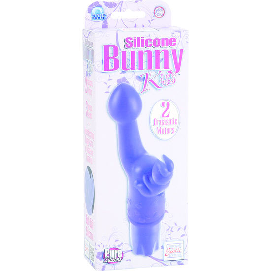 CALEXOTICS - KISS SILICONE BUNNY KISS PURPLE - Image 2