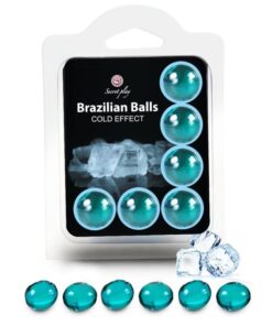 SECRETPLAY - SET 6 BRAZILIAN BALLS COLD EFFECT