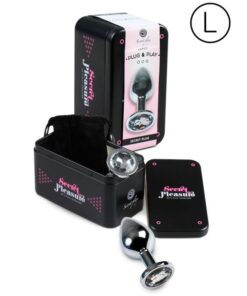 Alternative view of SECRETPLAY - ANAL PLUG SIZE L - CLEAR