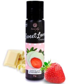 SECRETPLAY - GEL SWEET LOVE STRAWBERRY AND WHITE CHOCOLATE 60 ML