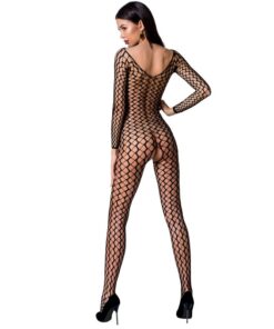 Alternative view of PASSION WOMAN BS068 BODYSTOCKING - BLACK ONE SIZE