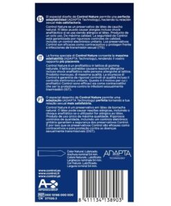 Alternative view of CONTROL - ADAPTA NATURE CONDOMS 12 UNITS
