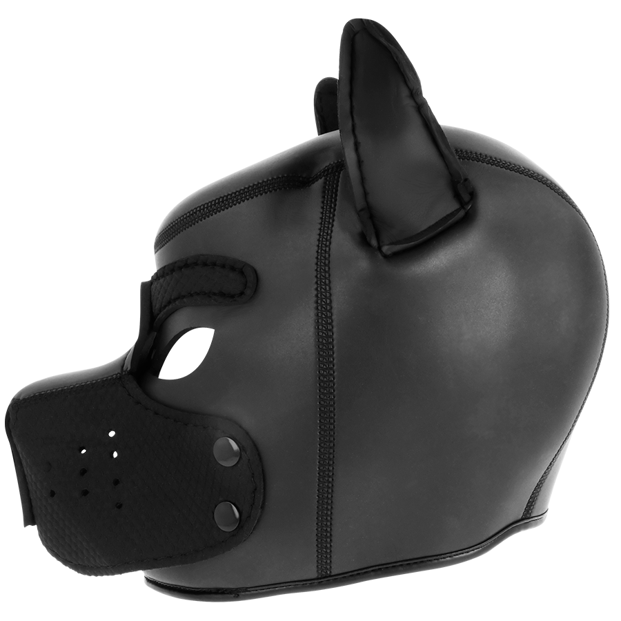 DARKNESS - NEOPRENE DOG MASK WITH REMOVABLE MUZZLE L - Image 2